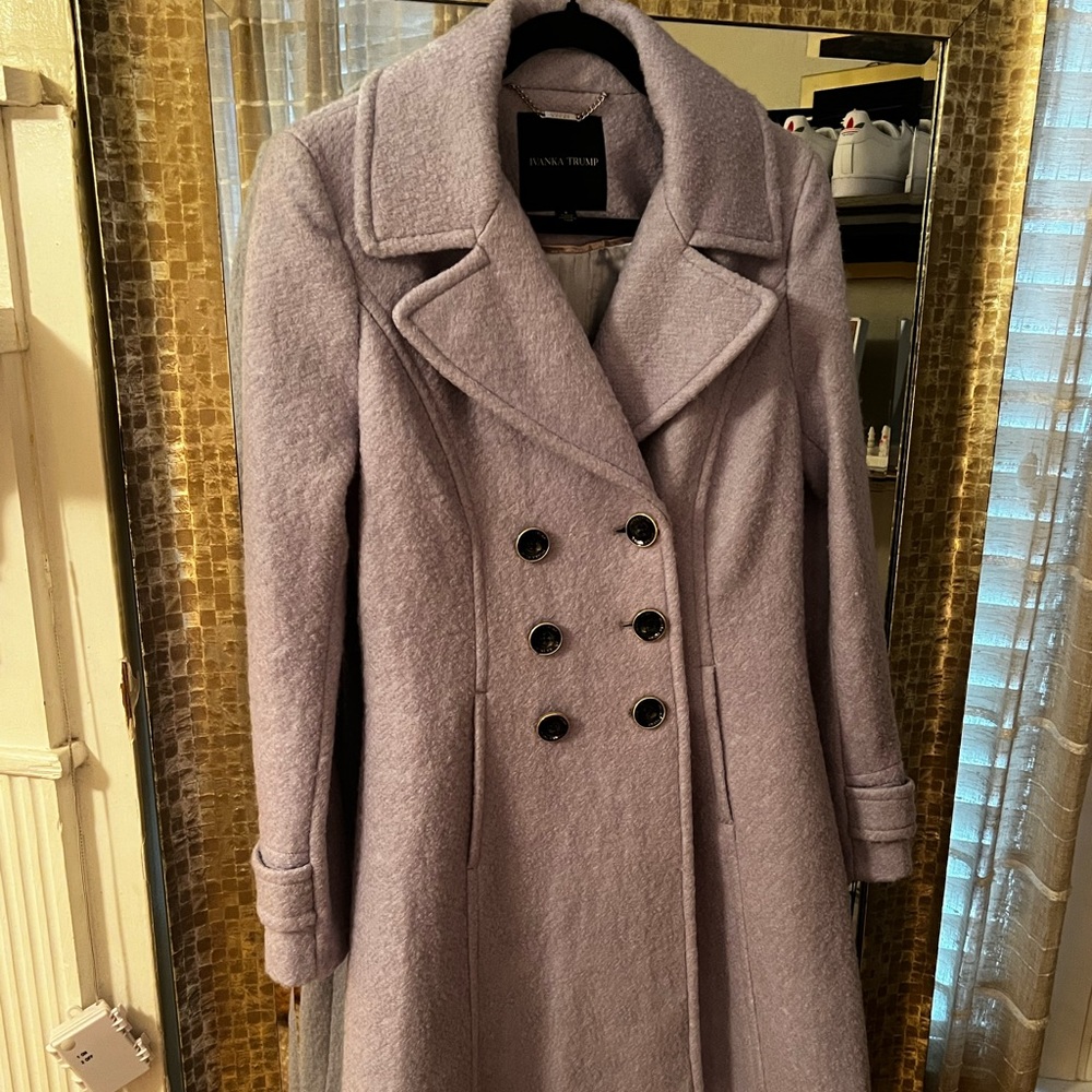 IVANKA Trump pea coat (sky blue)
